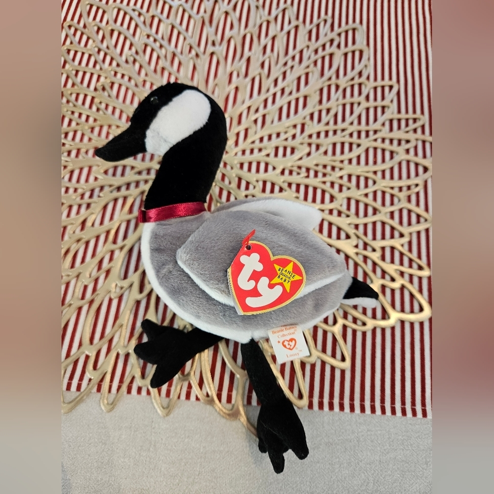 NWT Vintage 1998 Ty Beanie Baby Loosy